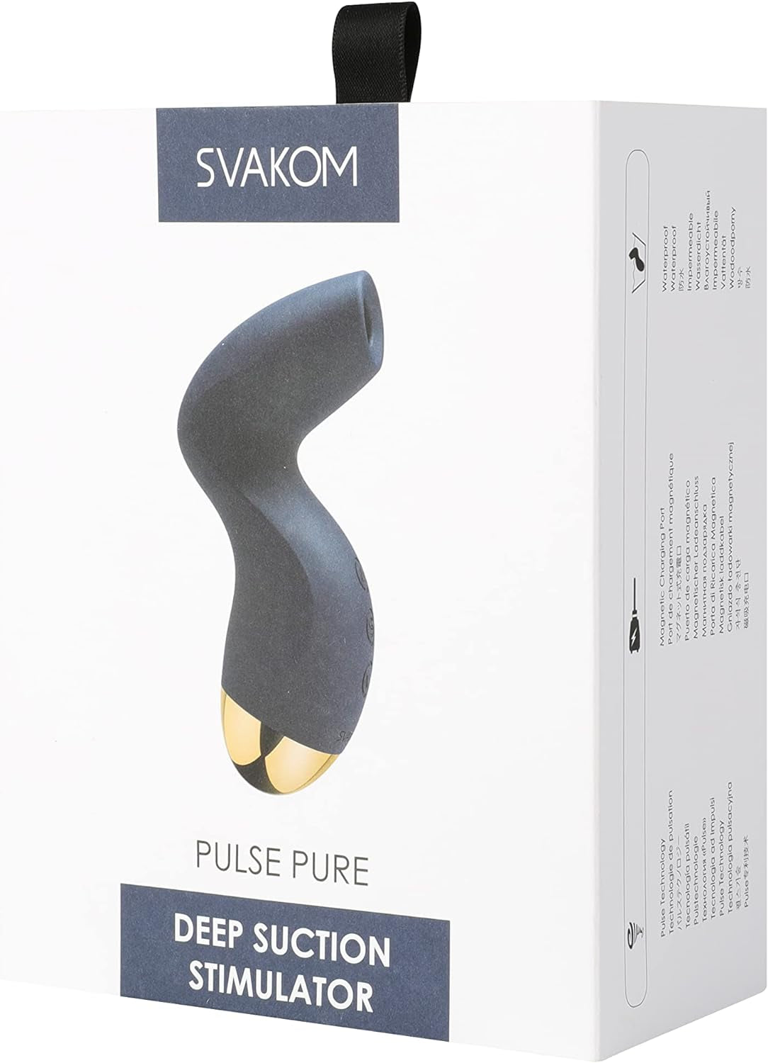 The Svakom Pulse Pure Clit Sucker Packaging