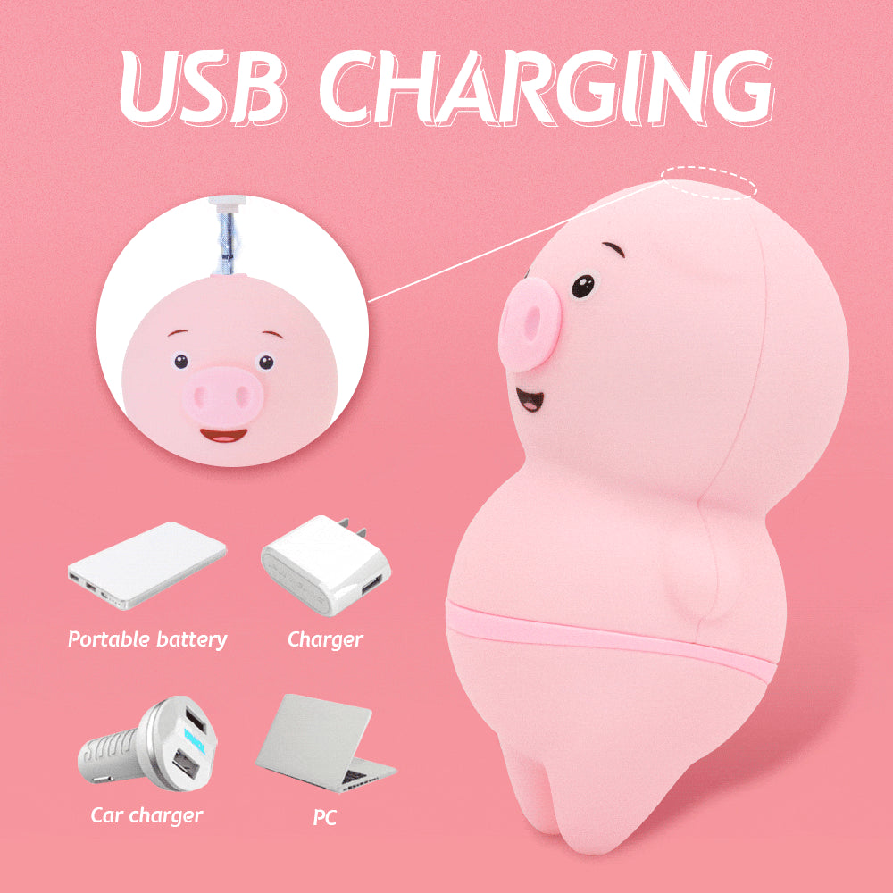 The Little Piggy Clit Licker Battery Charging